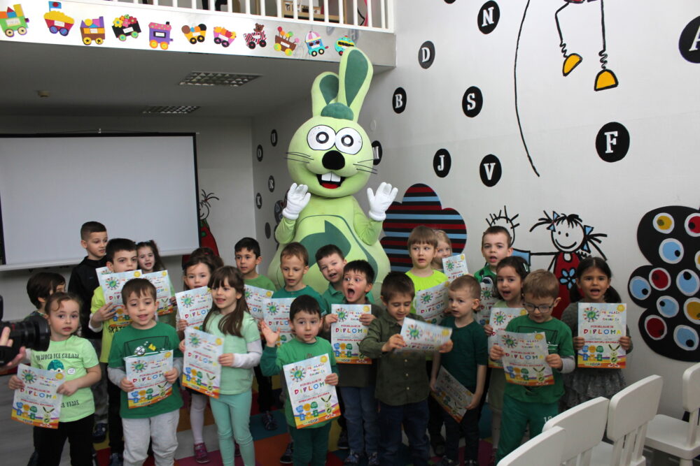 Ekopak sa djecom iz vrtića „Ću-Ću“ obilježio Svjetski dan reciklaže